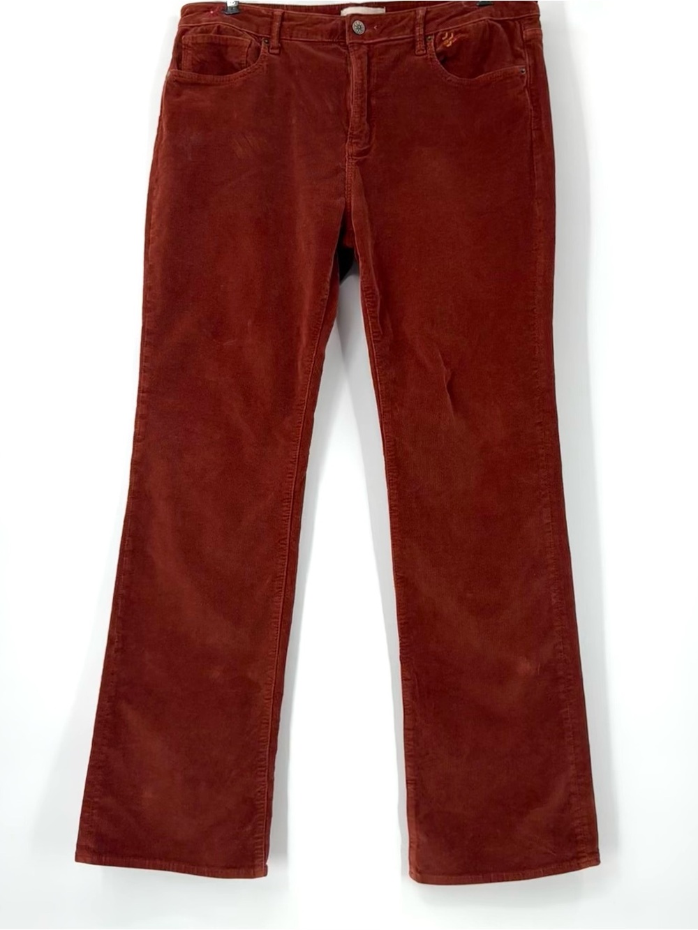 Driftwood Kelly Wildflower Embroidered Bootcut Corduroys